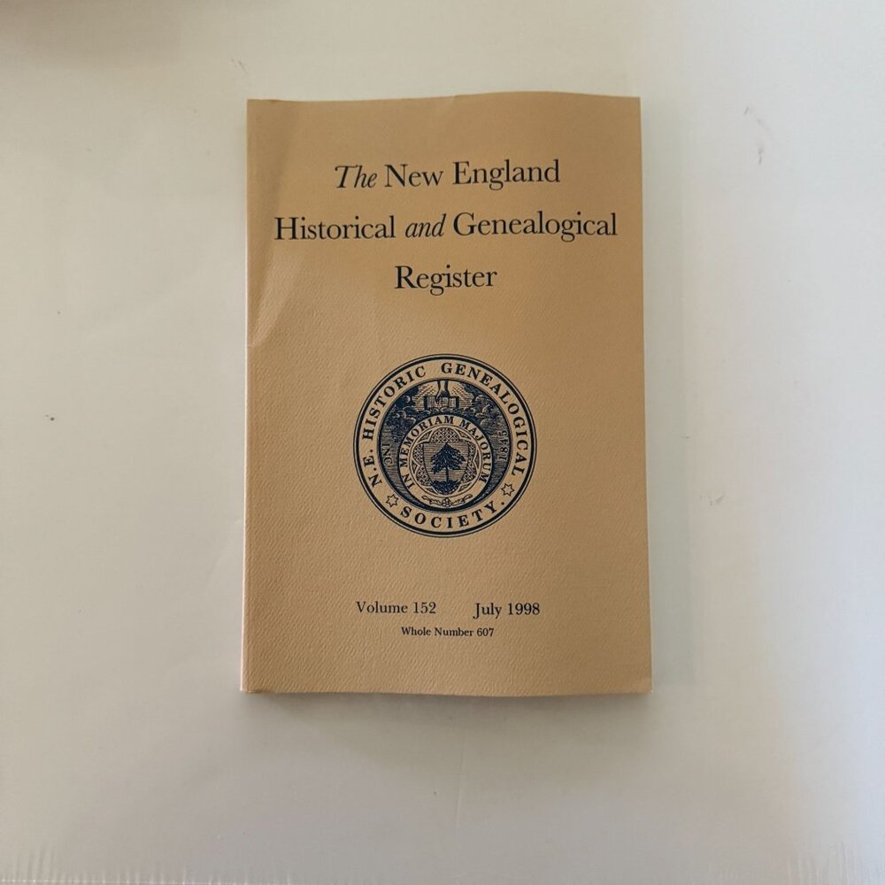 Set Of 5 The New England Historical And Genealogical Register Magazines